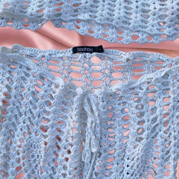 Dainty coquette festival crochet halter top and skirt - Picture 3 of 4